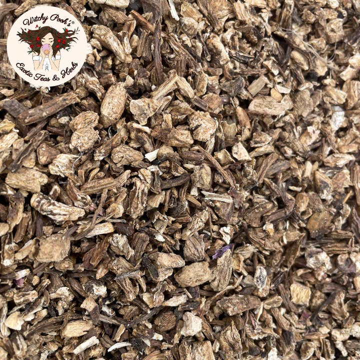 Witchy Pooh's Exotic Teas & Herbs – Chá solto por atacado – Chá de Angélica da Bruxa Pooh - Raiz Cortada e Peneirada, Espírito Santo21