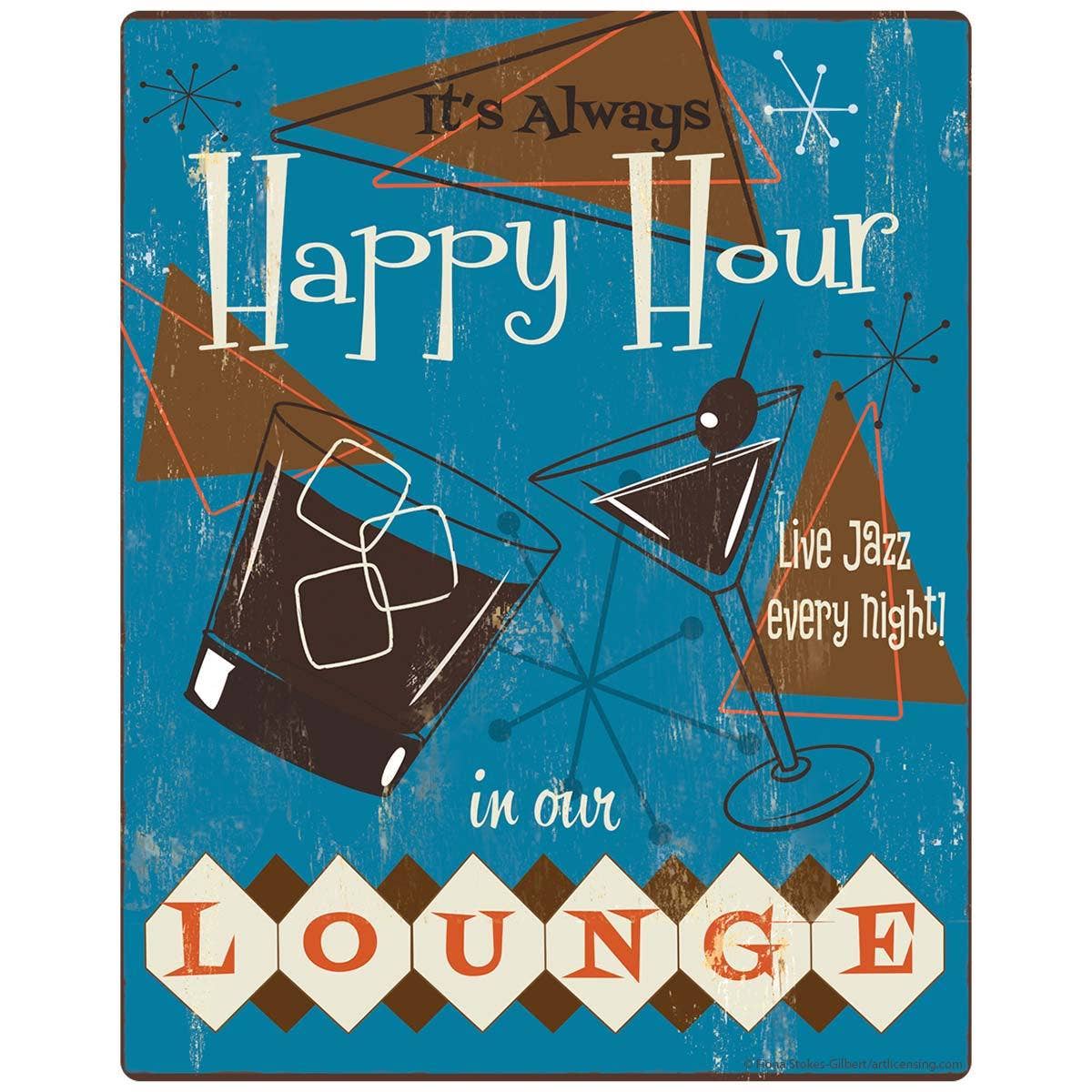 RetroPlanet – wholesale Wall decal/stickers – Happy Hour In Our Lounge 1950s Style Wall Decal0
