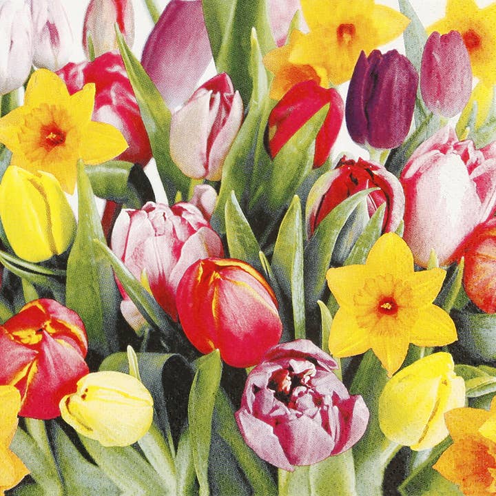 Serviettes déjeuner Bouquet de Tulipes pour la vente par Home Fashion - Carl Dietrich GmbH