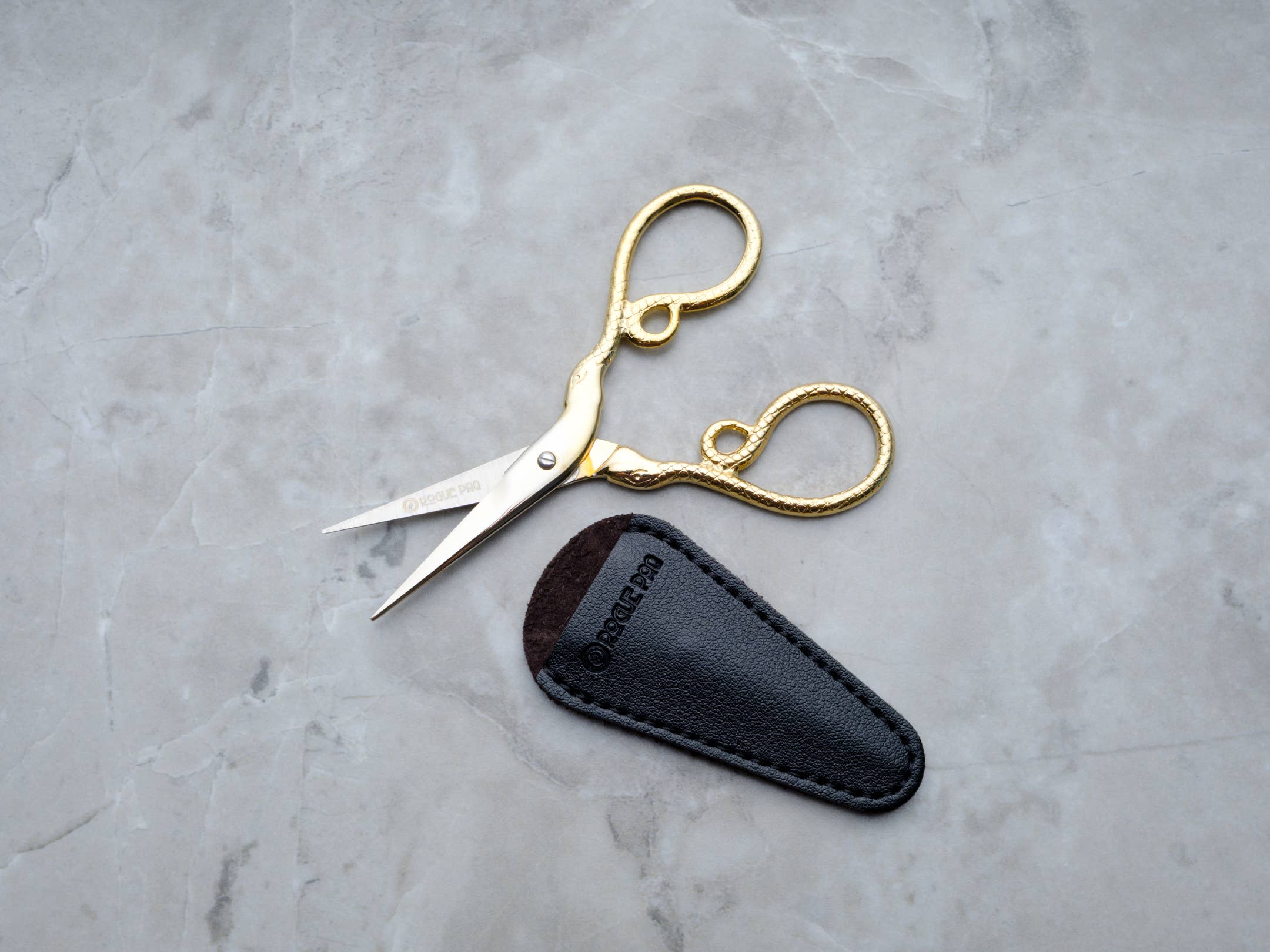 Rogue Paq - Wholesale Scissors - Python Gold-Tone Scissors 4"