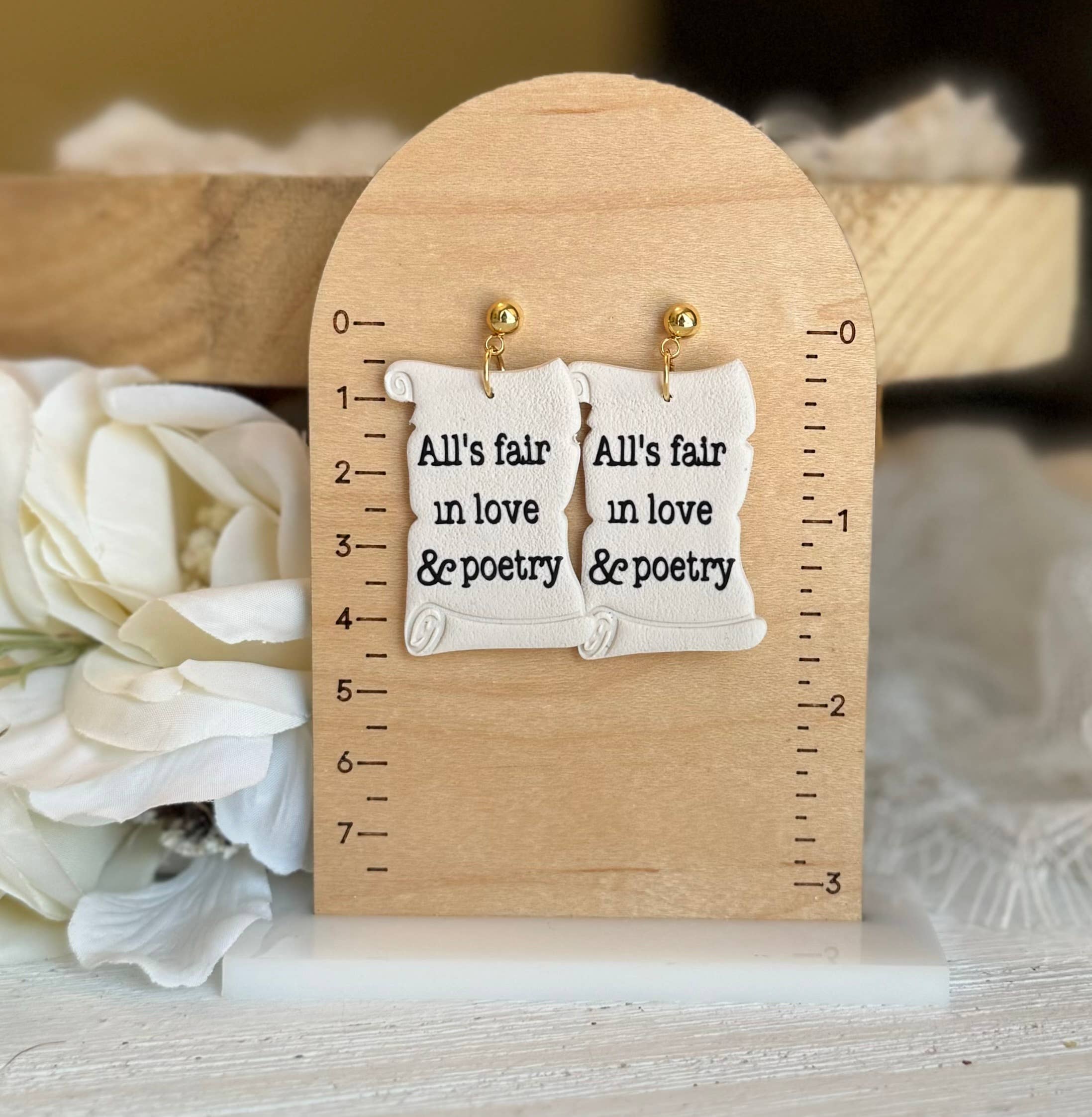 Clayhouse Colours - Wholesale Dangle Earrings - Taylor Swift The Tortured Poets Dept | Swiftie Earrings 17