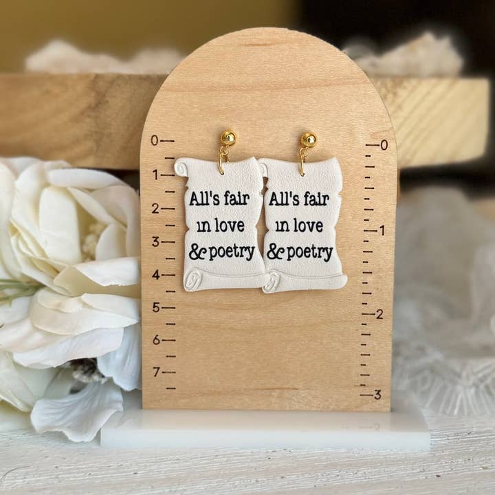 Clayhouse Colours - Wholesale Dangle Earrings - Taylor Swift The Tortured Poets Dept | Swiftie Earrings 17