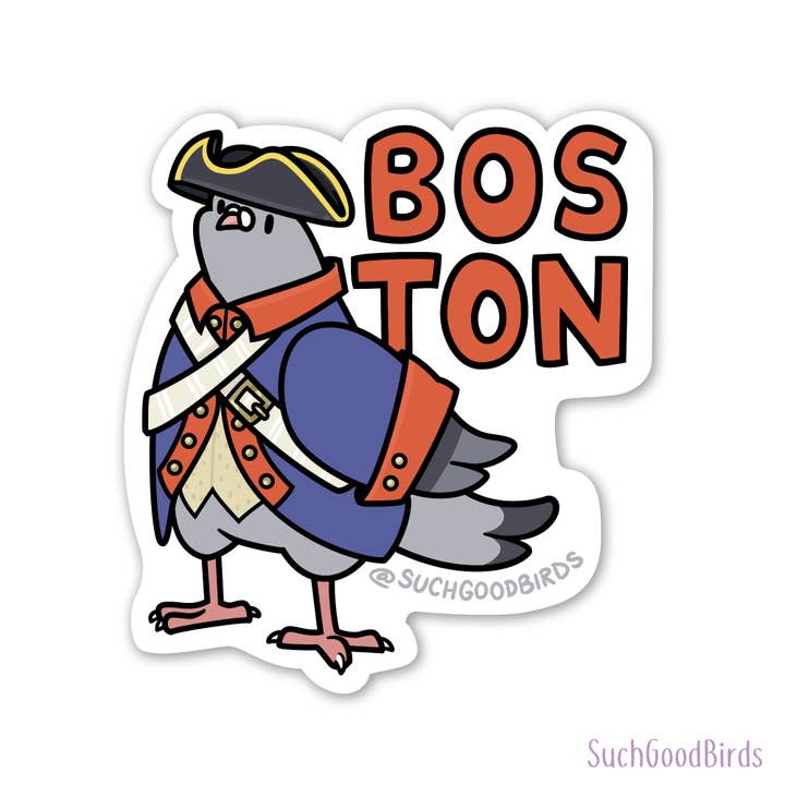 Such Good Birds - Wholesale Sticker - Boston Soldier - 3" Waterproof Vinyl Sticker Souvenir