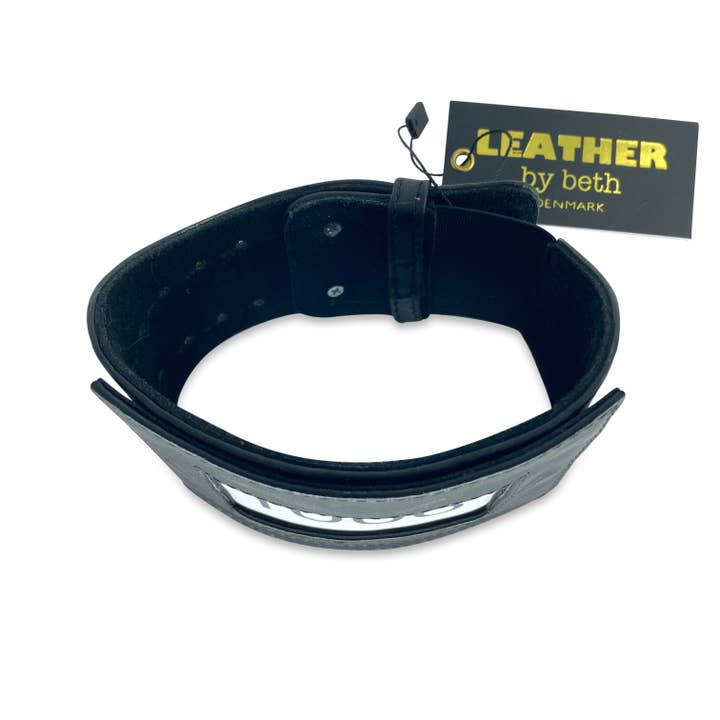 Suporte de Número de Braço em Couro Preto por atacado de LEATHER by beth
