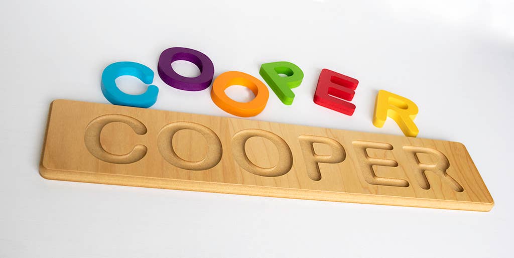 BeginAgain - Wholesale Puzzle - Kids - Custom Personalized Wooden Name Puzzle - Made in the USA!8