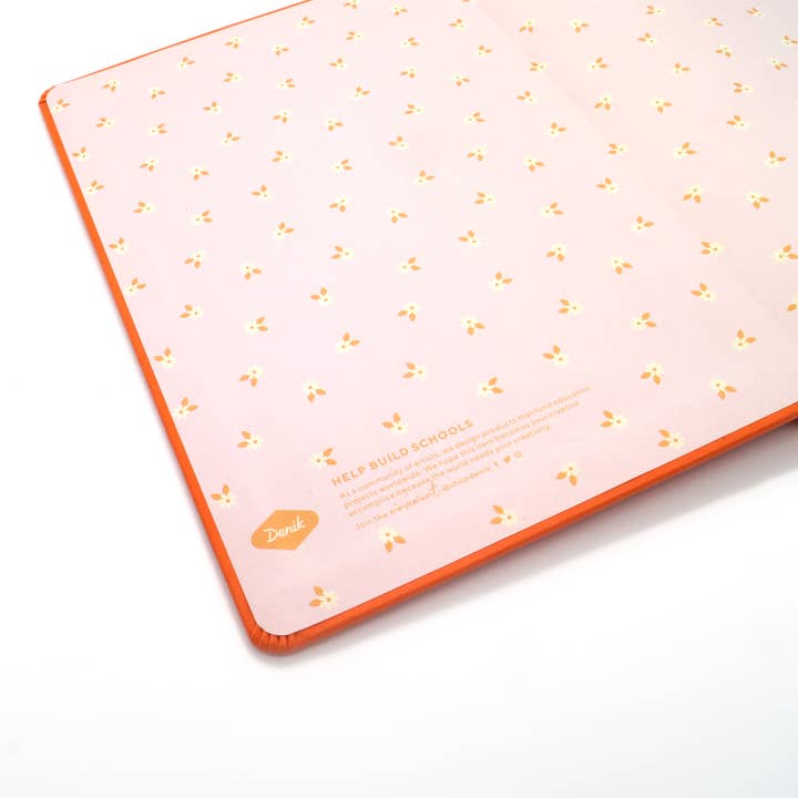 Denik - Wholesale Notebook - Daisy Chain Embroidered Hardcover Journal Notebook2
