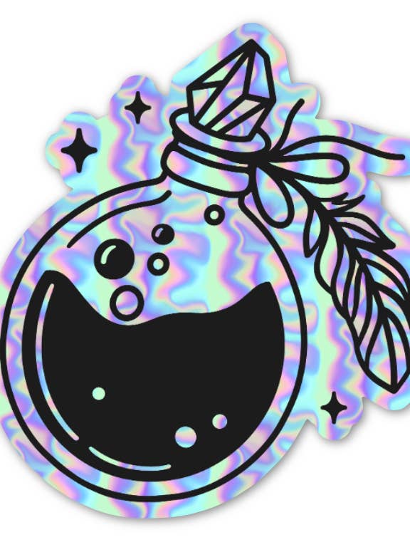 Holo Bubble Potion Sticker for wholesale by Dorkish Designs