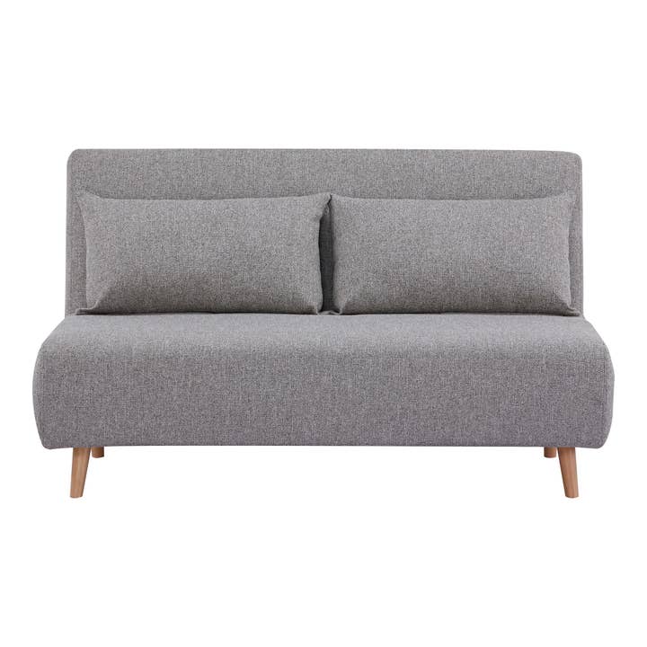 Grey Marlow - 2 Seater sofa bed. grey. natural legs for wholesale on Faire1