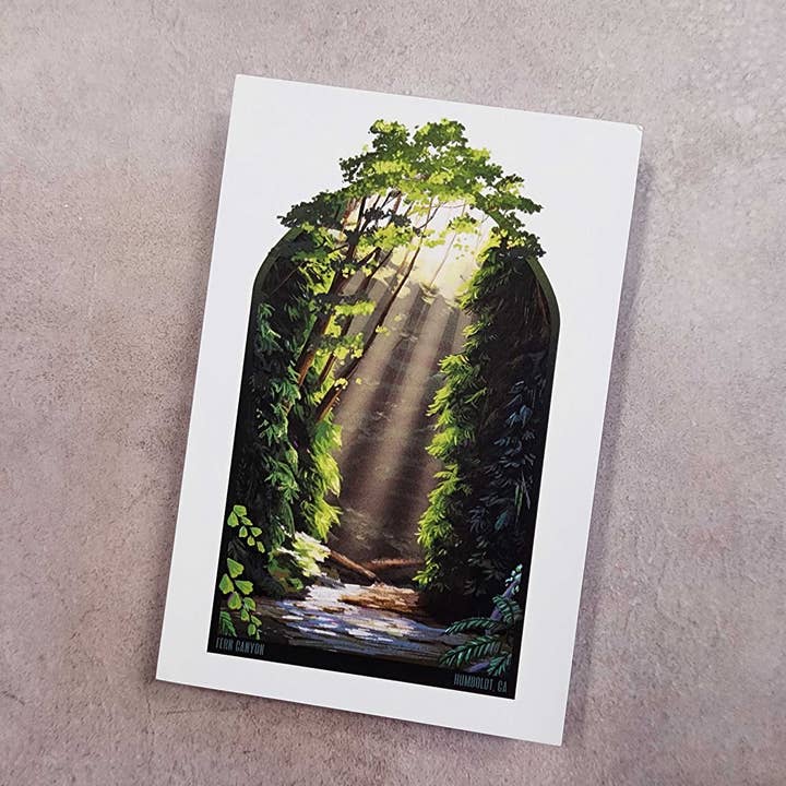 Carte postale du canyon de Fern pour la vente par DeMartini Designs