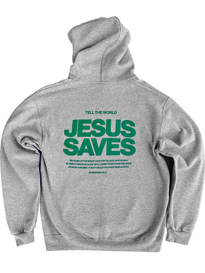Jesus Saves Graphic Hoodie for wholesale by Hope Outfitters