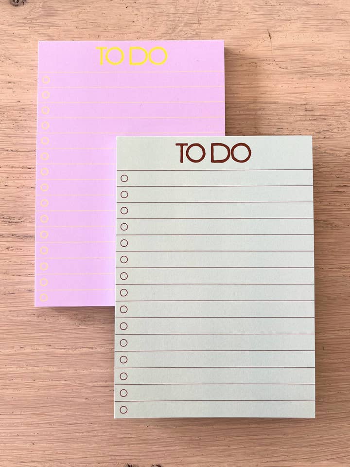 To Do Notepad for wholesale by Madeleine Sywulak US