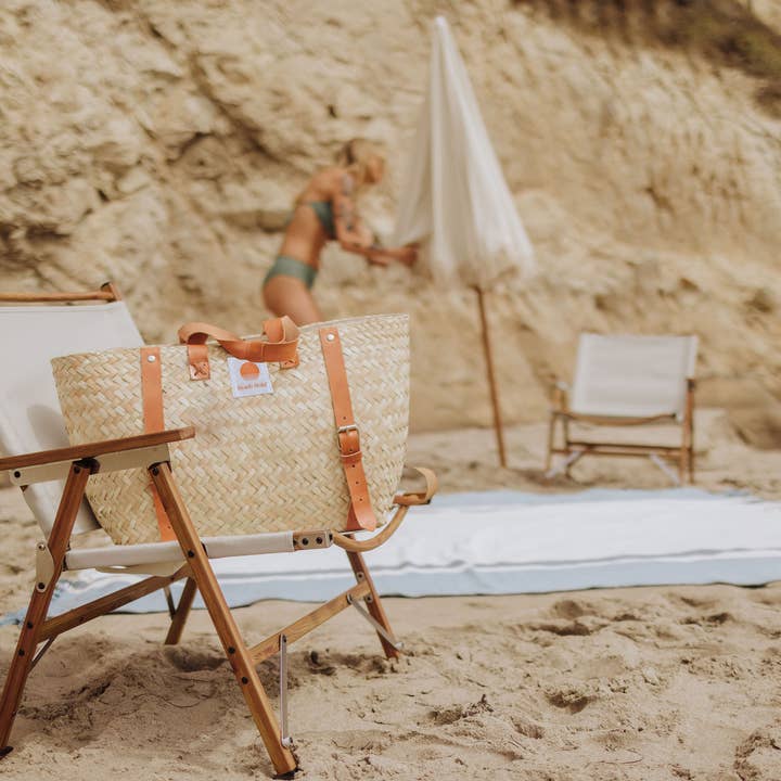 Picnic Time Family of Brands - Wholesale Cooler/Cooler Bag - Hermosa Insulated Woven Seagrass Beach Cooler Bag9