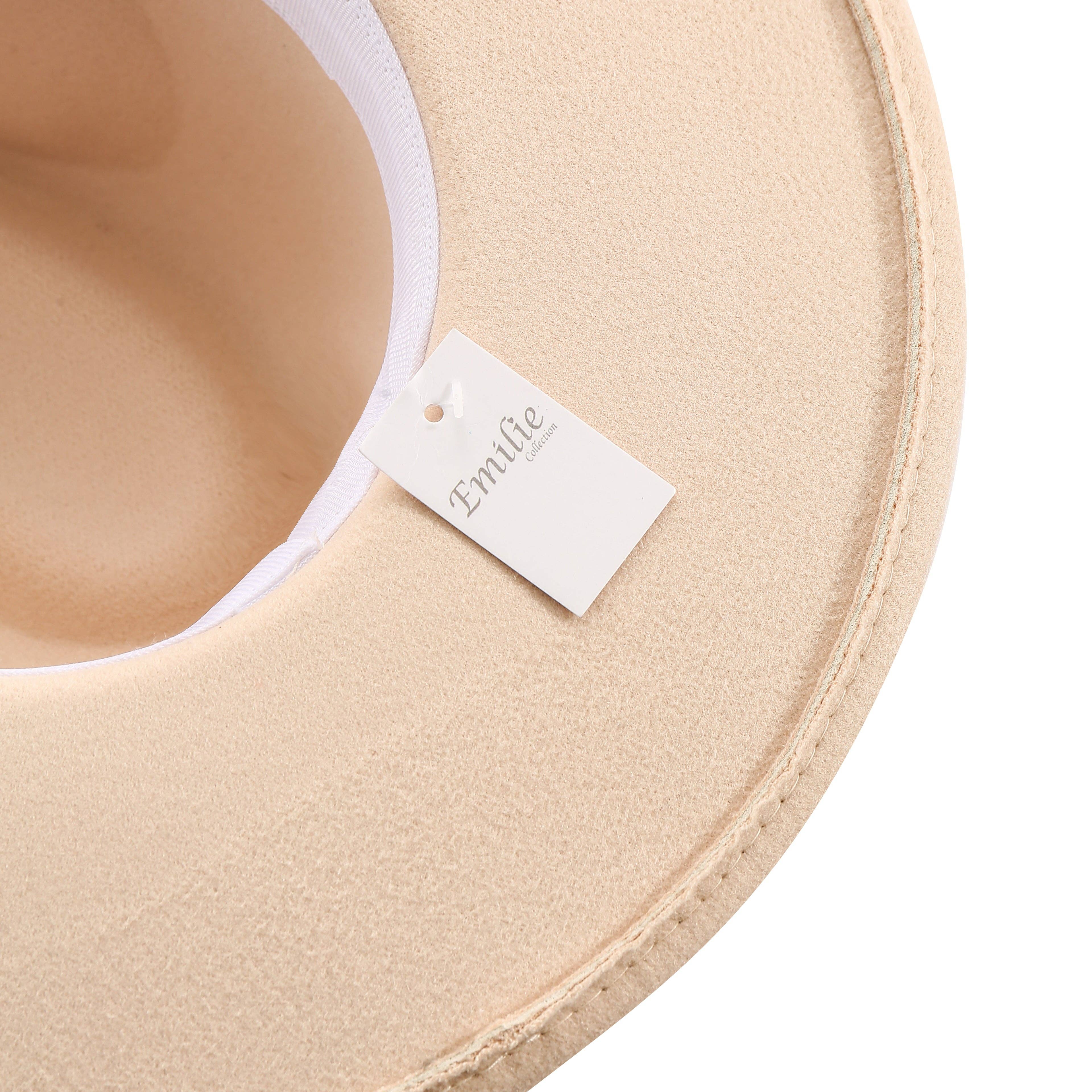 Emilie collection – wholesale Fedora - Dam – Off-white hatt2