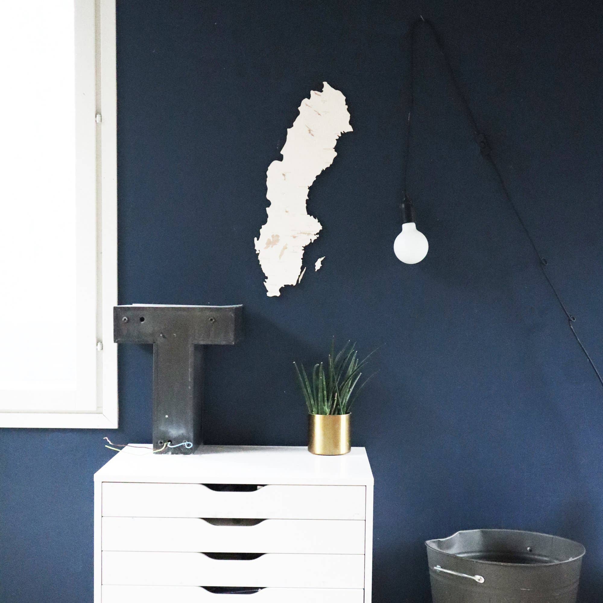 Papurino - Wholesale Wall Accent - Wooden Map of Sweden4