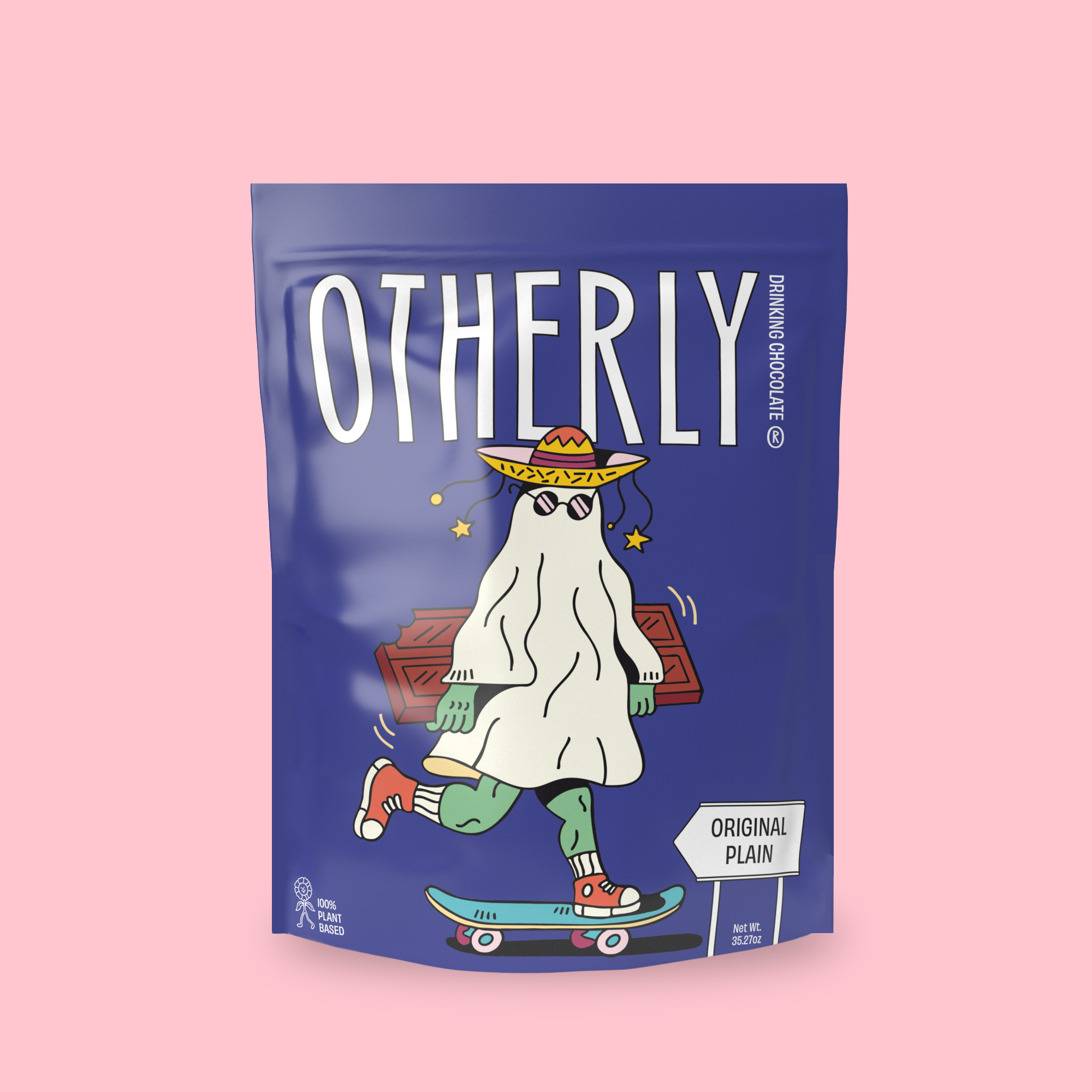 OTHERLY: OATM*LK CHOCOLATE [No duties when shipping to US!] - Wholesale Hot cocoa mix/kit - Original Plain Drinking Chocolate // Vegan // 1KG4