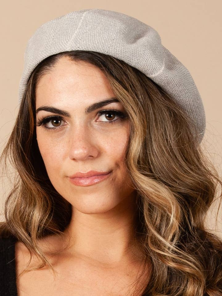 HBL1057-AVELAINE BERET-DUE for engroshandel hos Lucca Couture