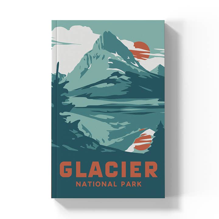Glacier National Park Classic Layflat Notebook for wholesale by Denik