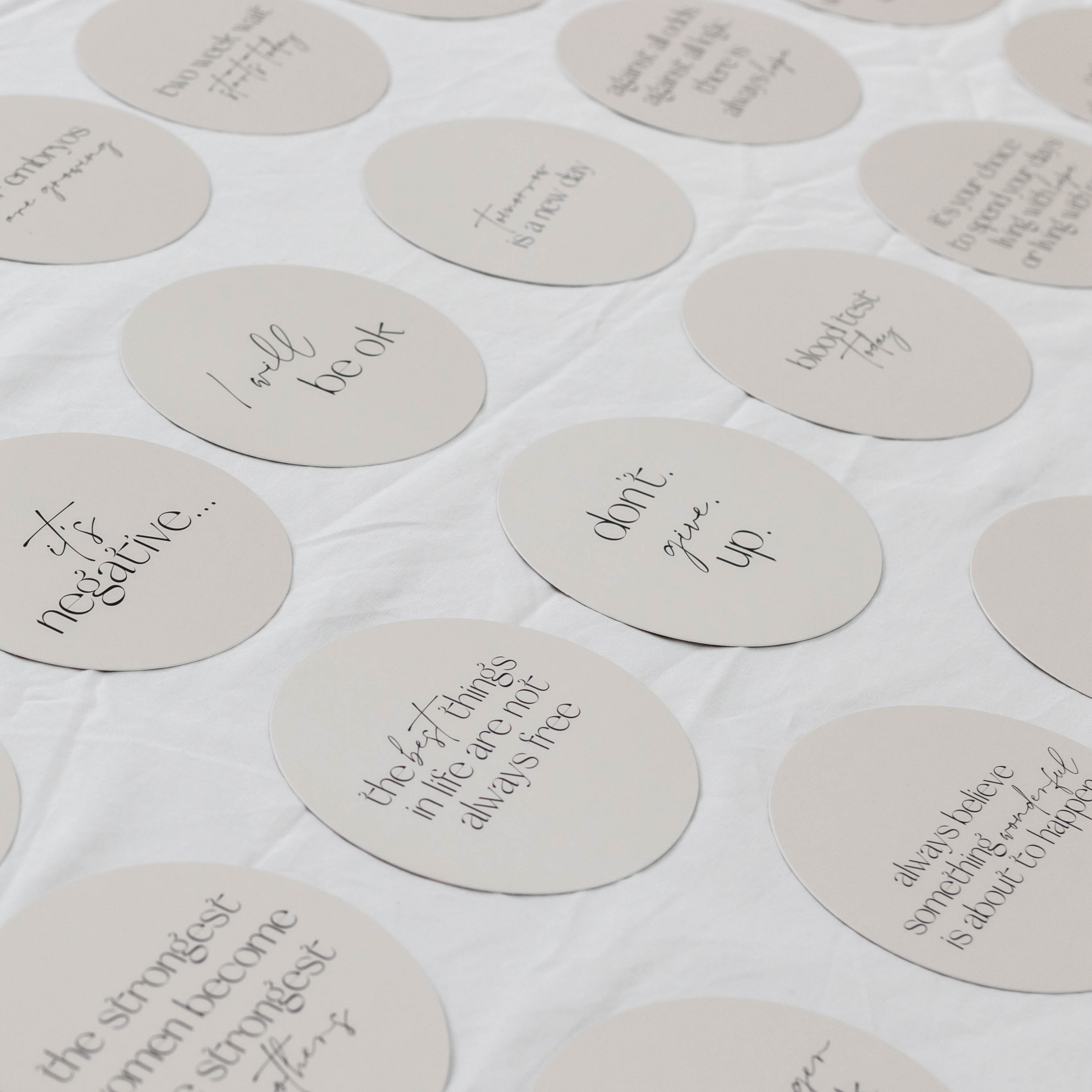 Adored Illustrations - Vente Illustration événement/souvenir - Enfant et bébé - Cartes étapes clés du parcours FIV Darling7