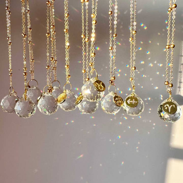 Zodiac Car Hanging Suncatcher – Rear View Mirror Decor for wholesale by LilAryenne | Jewelry & Suncatchers (Import Fees Covered)