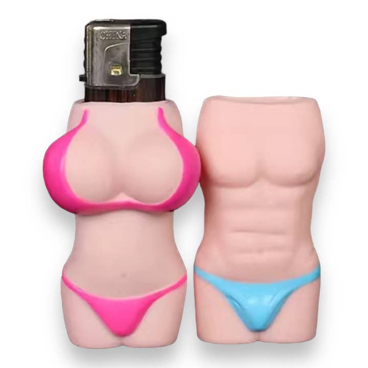 Kinky Pleasure - Vente Briquets - Kinky Pleasure - KP021 - Étui pour briquet en forme de corps sexy homme ou femme - 3 couleurs32