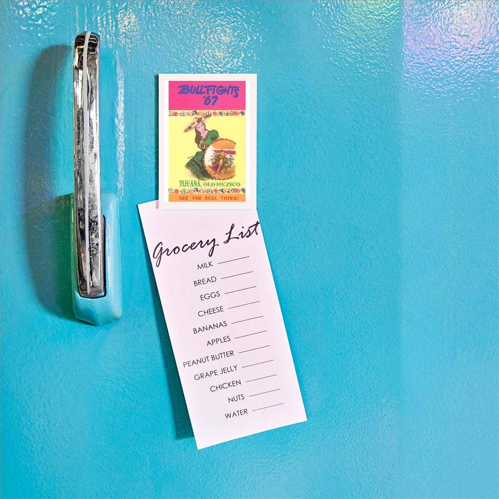 Found Image Press - Wholesale Magnet - Magnet MX-238 Senorita with Bullfight Scene1