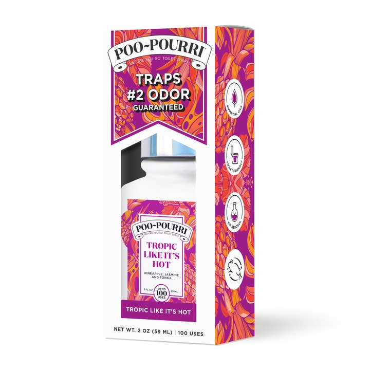 ~Pourri - Wholesale Toilet Spray - Poo~Pourri Tropic Like Its Hot® 2oz, Toilet Spray
