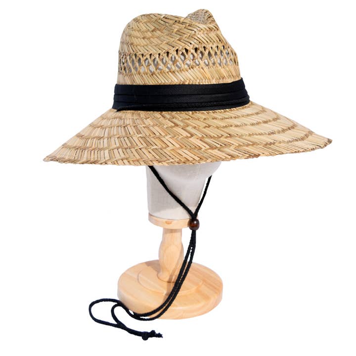 High Desert Gear - Wholesale Straw Hat - Women's - Extra Wide Brim Straw Festival Lifeguard Hat