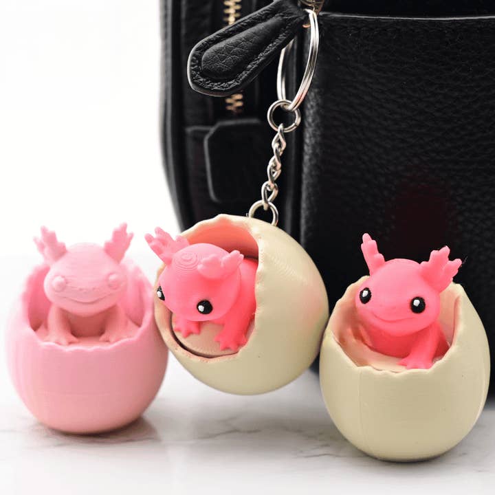 DRİMZY - Wholesale Fidget Toy - Kids - Axolotl and Egg Fidget Clicker Toy - Stress Relief and Fun1