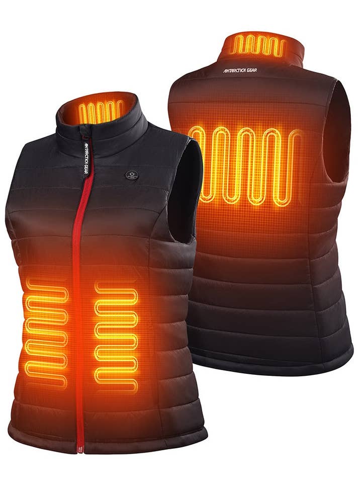 Antarctica Outdoors - Vendita all'ingrosso Gilè imbottito - Donna - GILET ANTARCTICA GEAR da Donna Riscaldato Ricaricabile Leggero per l'Inverno all'Aperto10