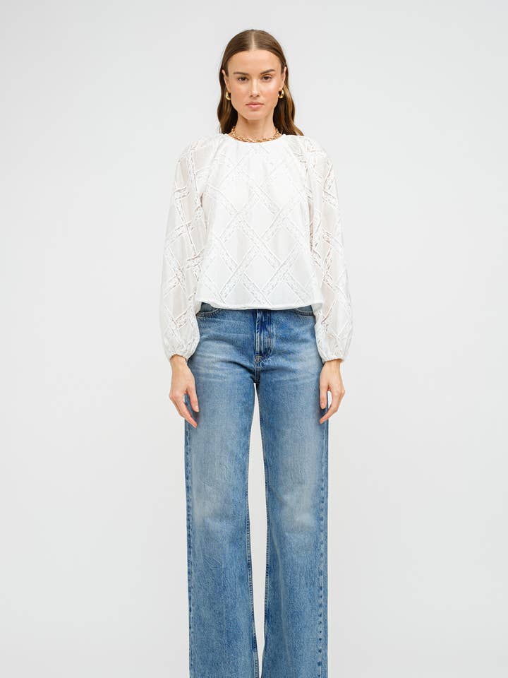 Off White Ali Blouse for wholesale on Faire