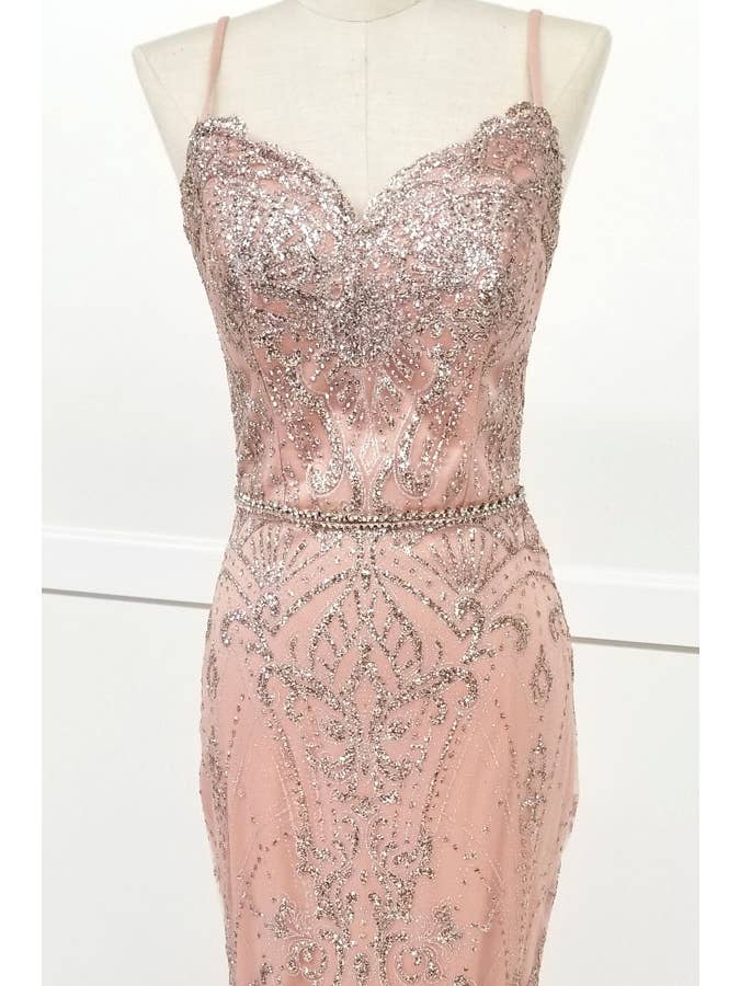 Chicas - Wholesale Gown - Women's - Floor Length/mermaid Ornate Dress CHF305333
