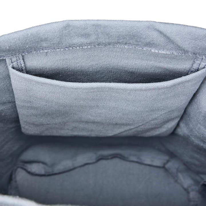 Tintok - Wholesale Crossbody Bag - Unisex - Mira Canvas Bag - Ashley Blue 100% organic cotton5