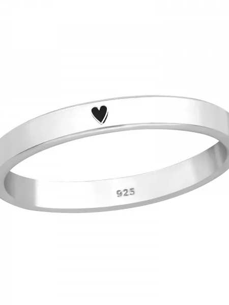 Anello in argento sterling 'Tiny Heart' per la vendita all'ingrosso da parte di Maven