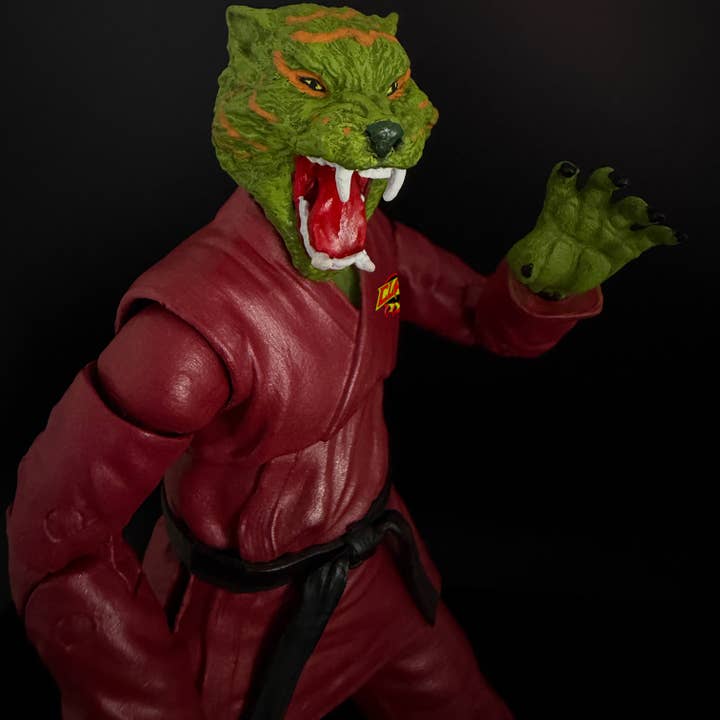 Jiu Jitsu Combat Creatures War Tiger Action Figure for wholesale by Icon Heroes