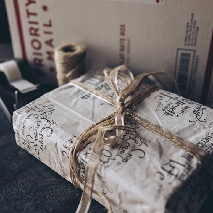 Christian Craft Paper - Wholesale Tissue paper - John 3:16 | Tissue Paper | Bible | Boutique Supplies3