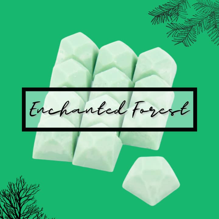 Enchanted Forest 60g Gemstone Soy Wax Melt Pack for wholesale by Callan Candles