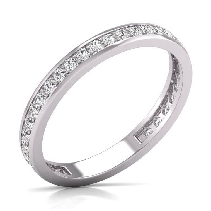 TimeLe$$ Classics – Anel multi-pedra por atacado – Pulseira Eternidade de Diamante Natural 1/2 CTTW em Ouro 14K0