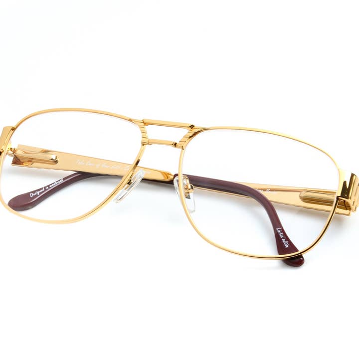 VF Oyster 24KT Gold (Clear) for wholesale by Vintage Frames Company