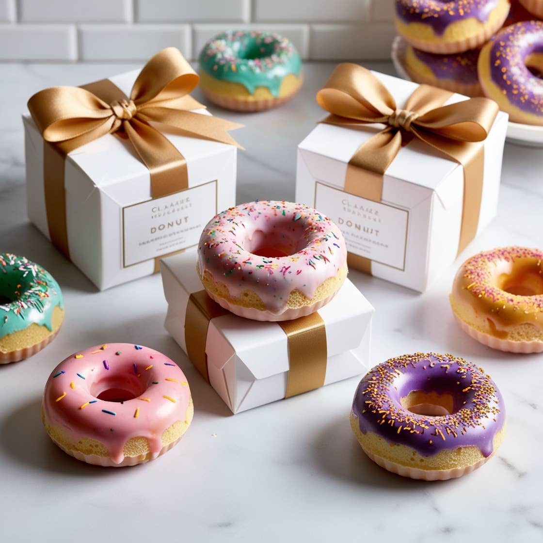 Beautique Goals - Wholesale Bar Soap - Gentle Glow Donut Soap Bars1