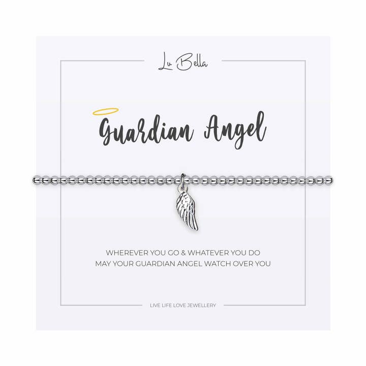 Guardian Angel Sentiments Friendship Bracelet for wholesale by Lu Bella