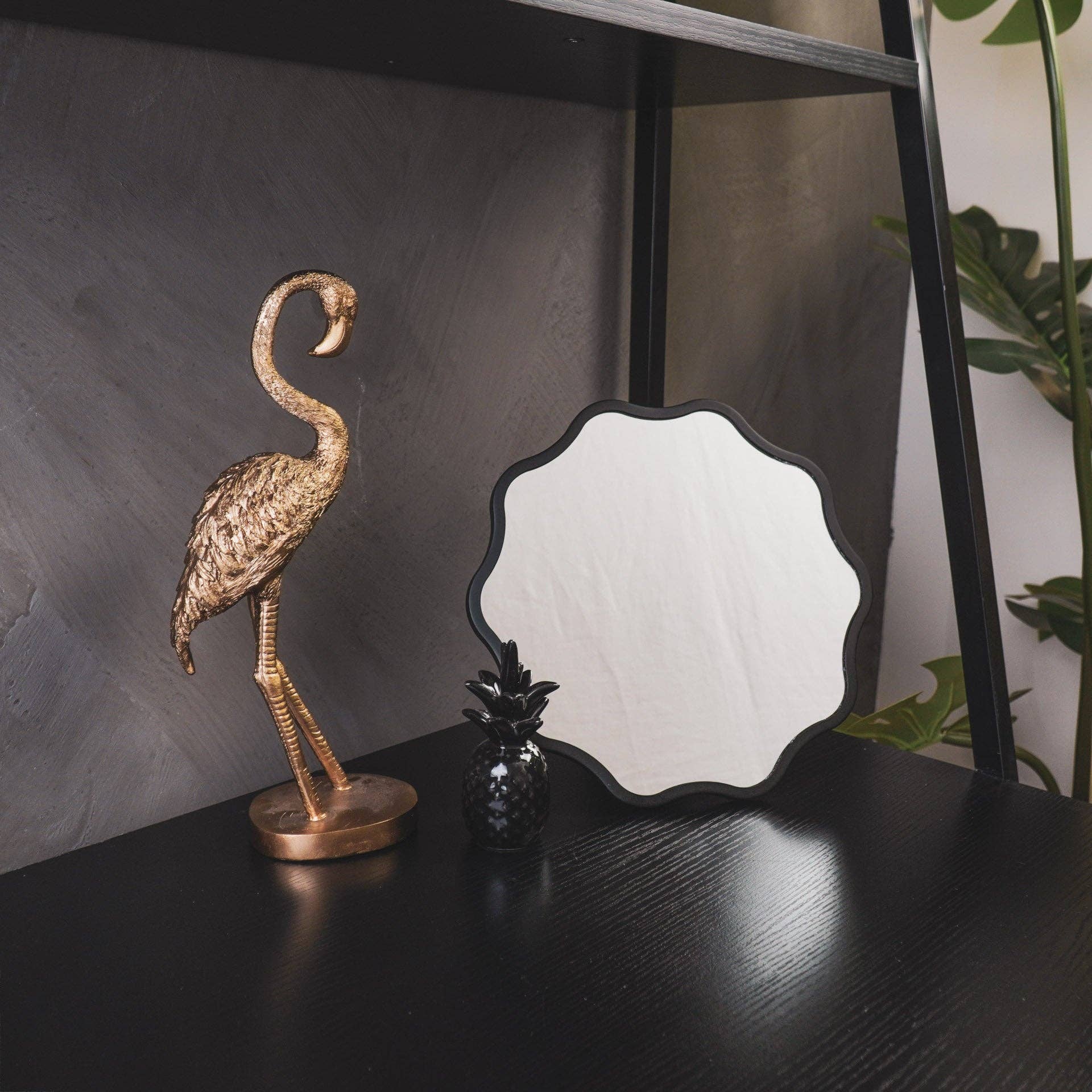 Housevitamin bv - Wholesale Makeup Mirror - Make up Mirror - Round - Black - 25x1x25cm2