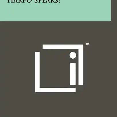 Books by splitShops - Wholesale Book - Adult - Harpo Speaks! - Hardcover