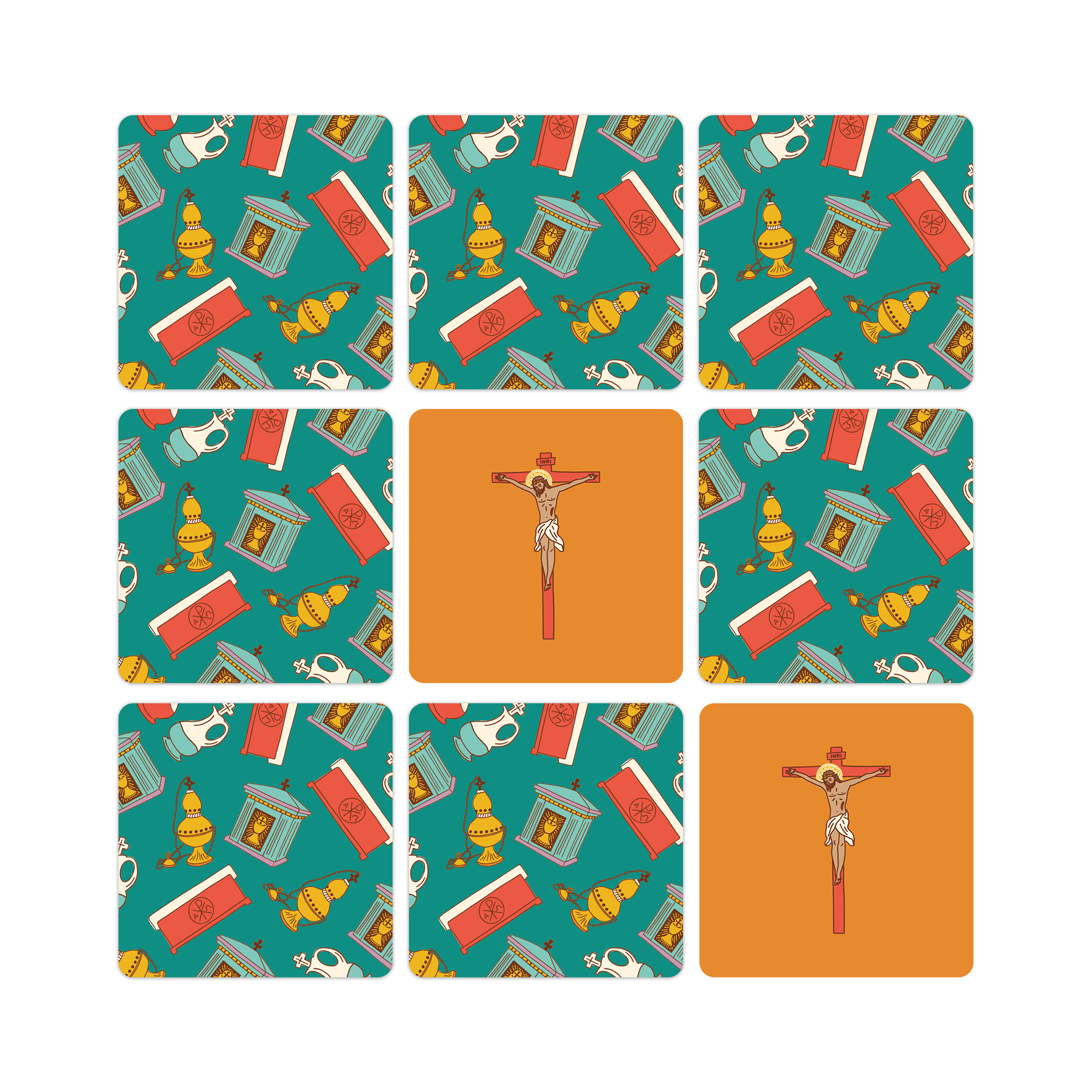 Catholic Family Crate® - Wholesale Learning Cards - Kids & Baby - Mass Memory Game + Flashcards4