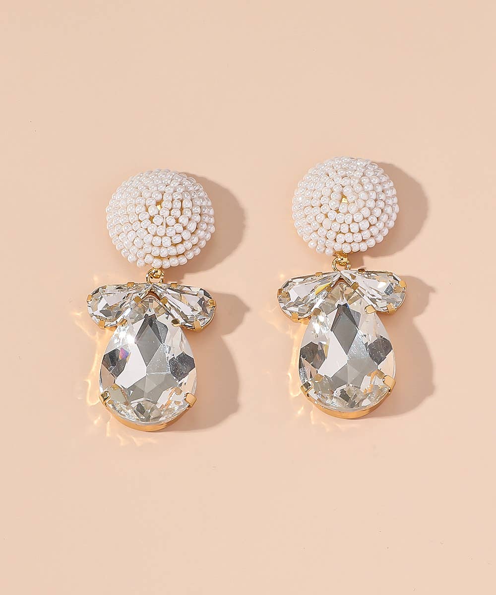 Blossom bijoux – Brincos de argola por atacado – Brincos de botão em ouro 25AHBOL0274