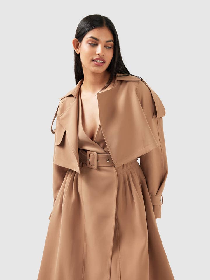 Trincheira Cortada em Manhattan por atacado de belle & bloom