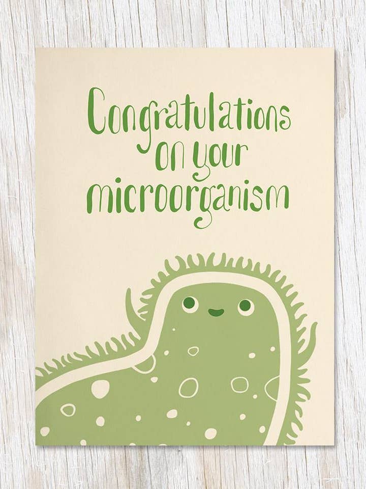 Microorganism Card (Case of 6) for wholesale by Cognitive Surplus