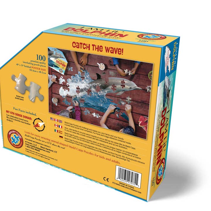Madd Capp Games & Puzzles - Wholesale Puzzle - Kids - I AM Lil DOLPHIN 100 piece jigsaw puzzle - gift2