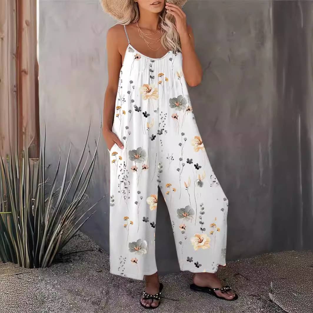 Rosa Clothing - Wholesale Jumpsuit - Women's - Western Ranch Rodeo & Others Graphic Jumpsuit5
