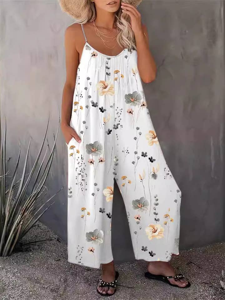 Rosa Clothing - Wholesale Jumpsuit - Women's - Western Ranch Rodeo & Others Graphic Jumpsuit5