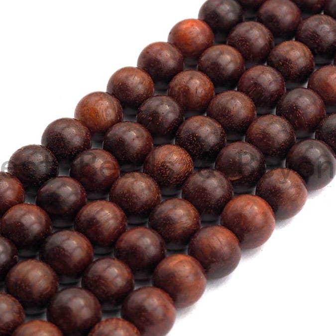 Natural Smooth Round Wood beads, 6mm/8mm/10mm/12mm Natural Brown Wood beads, Natural Wood Grain Beads, 15.5inch strand,SKU#U470 for wholesale by BestBeads&Beyond